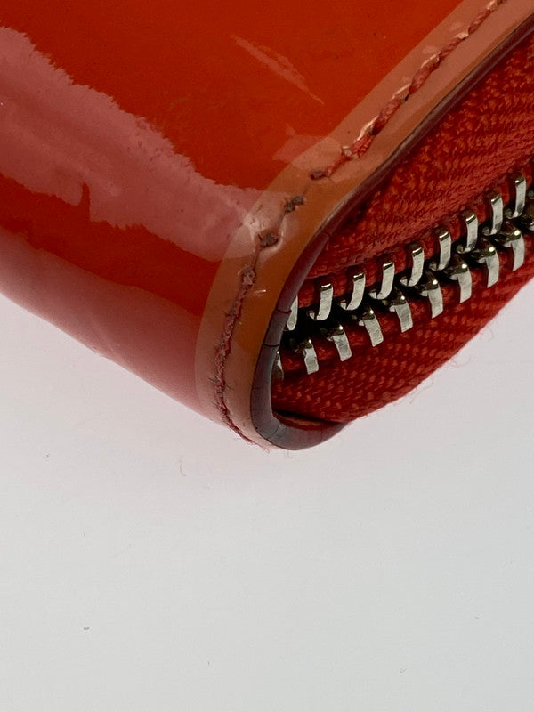 【現状渡し品】【メンズ/レディース】 LOUIS VUITTON ルイ・ヴィトン M58036 TN0126 ヴェルニ レイユール ジッピーウォレット 長財布 179-260207-zi-23-min カラー：レッド系 万代Net店