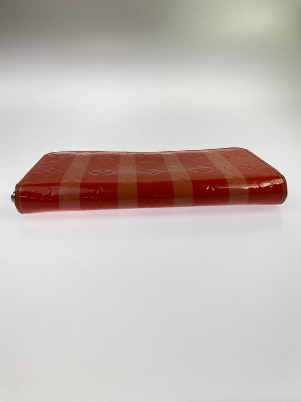 【現状渡し品】【メンズ/レディース】 LOUIS VUITTON ルイ・ヴィトン M58036 TN0126 ヴェルニ レイユール ジッピーウォレット 長財布 179-260207-zi-23-min カラー：レッド系 万代Net店