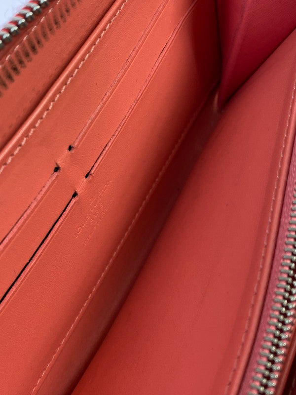 【現状渡し品】【メンズ/レディース】 LOUIS VUITTON ルイ・ヴィトン M58036 TN0126 ヴェルニ レイユール ジッピーウォレット 長財布 179-260207-zi-23-min カラー：レッド系 万代Net店