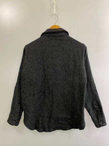 【中古品】【メンズ】 THE INOUE BROTHERS ALPACA WOOL L/S SHIRT ザイノウエブラザーズ アルパカ ウール ロングスリーブシャツ 長袖シャツ トップス 140-260319-yn-12-min サイズ：M カラー：ダークグレー 万代Net店