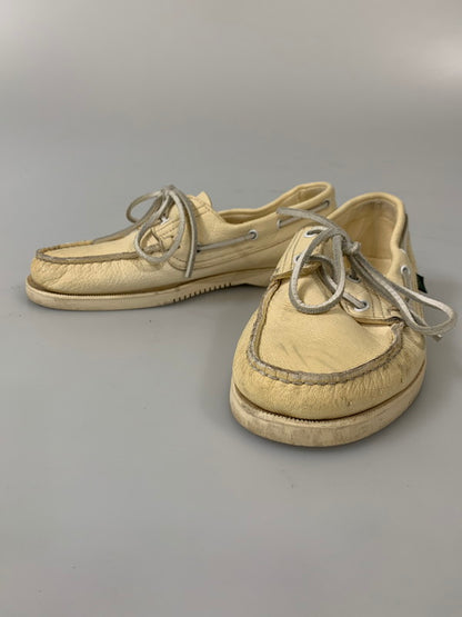 【現状渡し品】【メンズ】 Paraboot パラブーツ BARTH DECK SHOES バース デッキシューズ 靴 164-260205-yn-26-min サイズ：6 カラー：クリーム 万代Net店