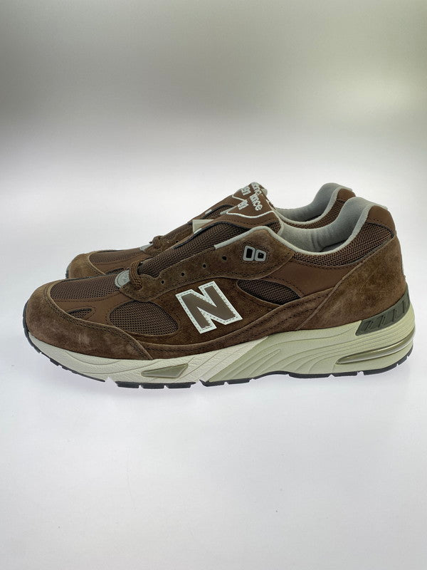 【中古美品】【メンズ】 NEW BALANCE ニューバランス M991BGW 991 BROWN スニーカー 靴 162-260206-jt-15-min サイズ：US 10 1/2 28.5cm カラー：ブラウン 万代Net店