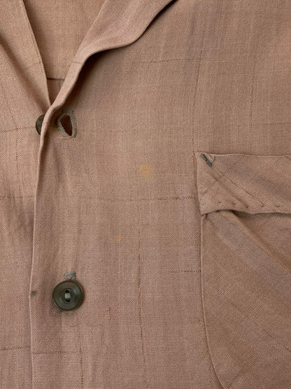 【現状渡し品】【メンズ】 SPORTS MAN スポーツマン 50S OPEN COLLAR SHIRT オープンカラーシャツ 146-260207-zi-20-min サイズ：L カラー：ピンク 万代Net店