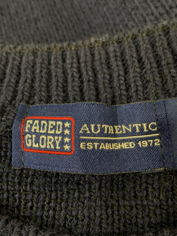 【中古品】【メンズ】 FADED GLORY 90's STARS&STRIPES SWEATER フェイデッドグローリー セーター トップス 146-260316-yn-18-min サイズ：L カラー：ネイビー 万代Net店
