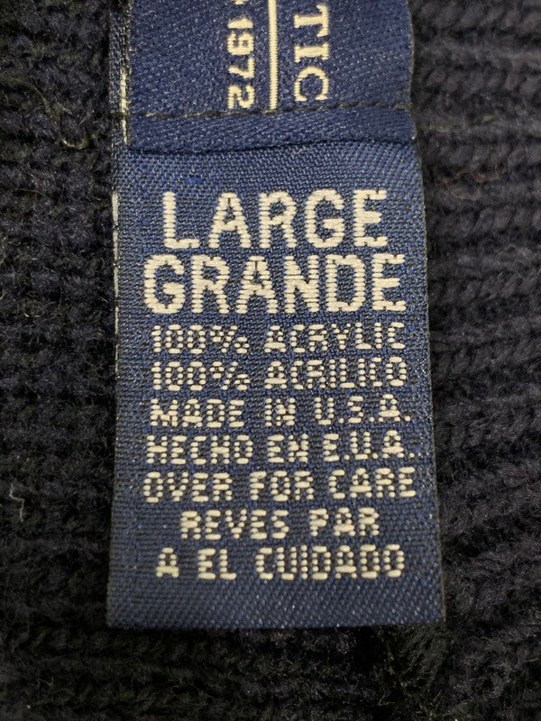 【中古品】【メンズ】 FADED GLORY 90's STARS&STRIPES SWEATER フェイデッドグローリー セーター トップス 146-260316-yn-18-min サイズ：L カラー：ネイビー 万代Net店