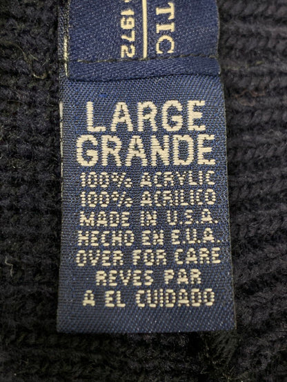 【中古品】【メンズ】 FADED GLORY 90's STARS&STRIPES SWEATER フェイデッドグローリー セーター トップス 146-260316-yn-18-min サイズ：L カラー：ネイビー 万代Net店