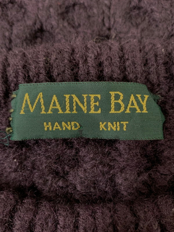【中古品】【メンズ】 MINE BAY 90's FISHERMAN ALAIN KNIT SWEATER 90年代 フィッシャーマンニット セーター トップス 146-260316-yn-22-min サイズ：L カラー：ダークネイビー 万代Net店