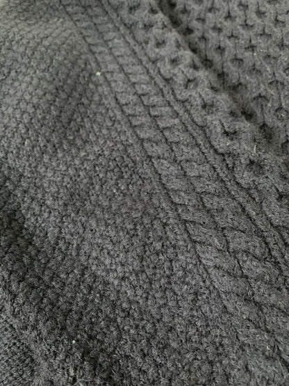 【中古品】【メンズ】 MINE BAY 90's FISHERMAN ALAIN KNIT SWEATER 90年代 フィッシャーマンニット セーター トップス 146-260316-yn-22-min サイズ：L カラー：ダークネイビー 万代Net店