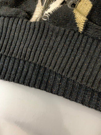 【中古品】【メンズ】 THE ITALIAN SWEATER 80~90's KNIT SWEATER ザ イタリアン セーター 80-90年代 ニット セーター トップス 146-260316-yn-19-min カラー：ダークグレー 万代Net店