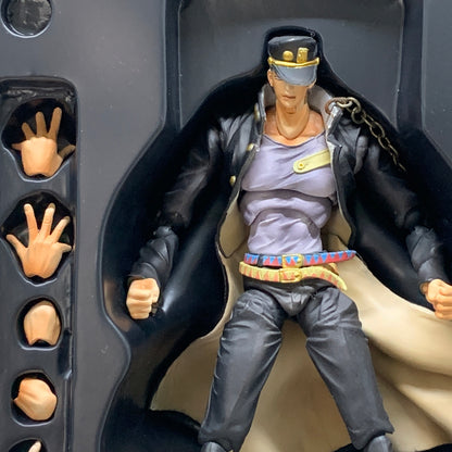 【現状渡し品】 空条承太郎 Ver.1.5 「ジョジョの奇妙な冒険 第三部 スターダストクルセイダース」 フィギュア 荒木飛呂彦指定カラー 051-260727-em-07-min 万代Net店
