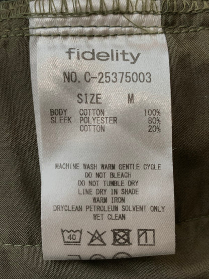 【中古品】【メンズ】 FIDELITY フェデリティー 2TUCK TWILL TROUSERS PANTS C-25375003-2 ツータックツイルトラウザーパンツ ボトムス 156-260319-SH-25-min サイズ：M カラー：オリーブドラブ 万代Net店