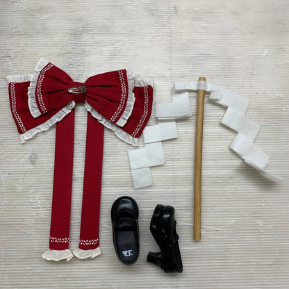 【現状渡し品】 博麗霊夢 「東方Project」 DDS ドルフィードリームシスター ボークスショップ＆ホビー天国ウェブ限定 ドール 人形 フィギュア 053-260721-em-14-min 万代Net店