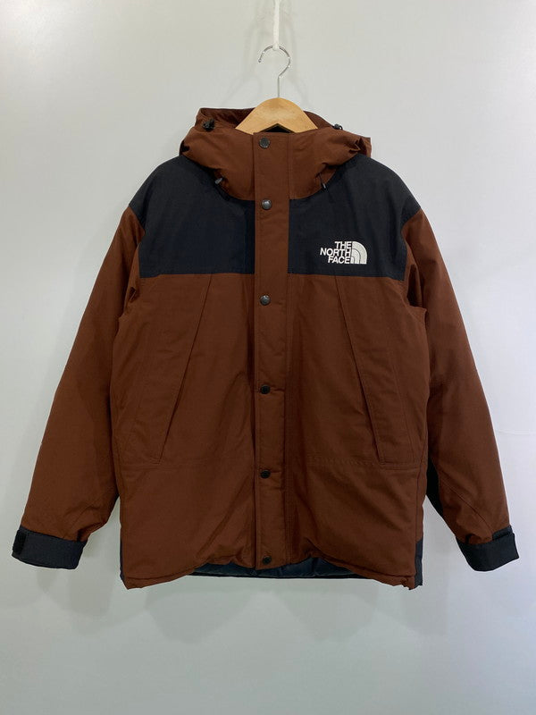 【中古品】【メンズ】 THE NORTH FACE ザ・ノースフェイス ND92237 MOUNTAIN DOWN JACKET マウンテンダウンジャケット 144-260207-zi-06-min サイズ：L カラー：ブラウン/ブラック 万代Net店