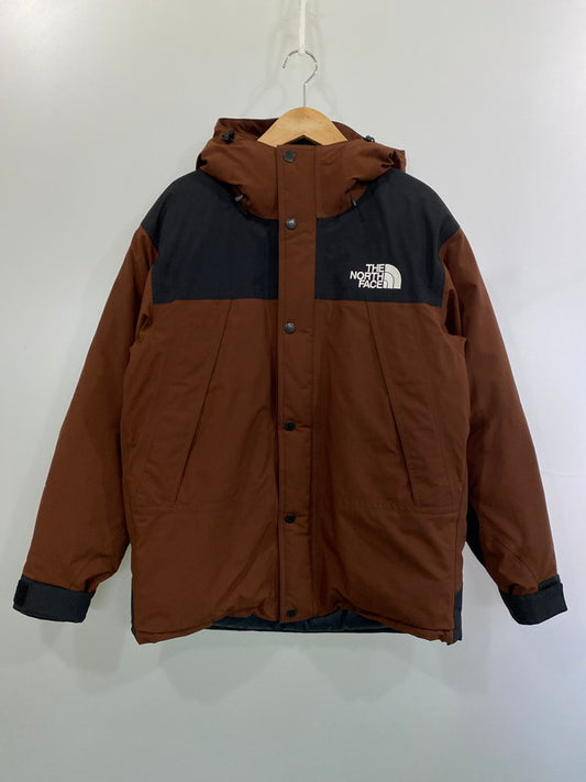 【中古品】【メンズ】 THE NORTH FACE ザ・ノースフェイス ND92237 MOUNTAIN DOWN JACKET マウンテンダウンジャケット 144-260207-zi-06-min サイズ：L カラー：ブラウン/ブラック 万代Net店