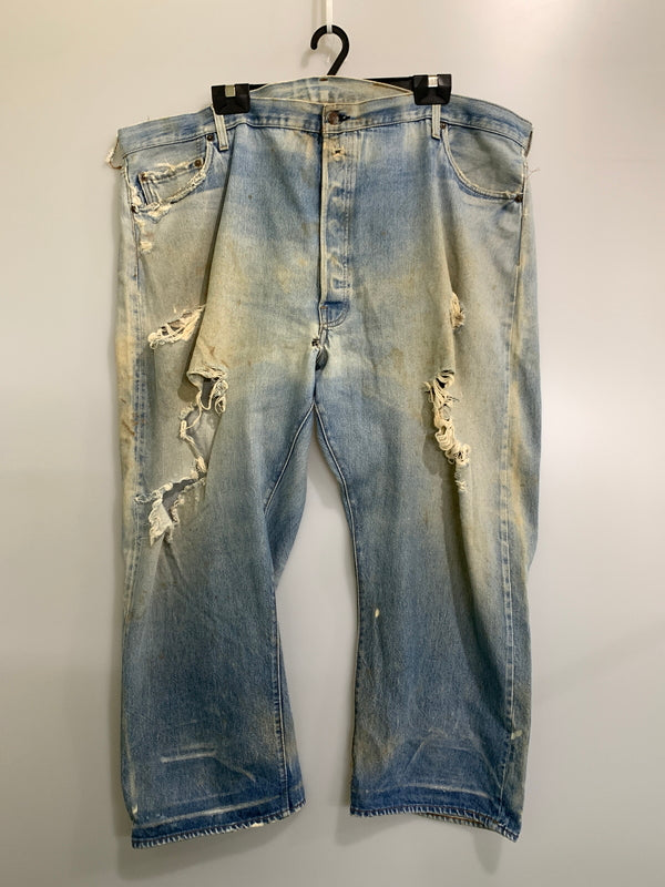 【現状渡し品】【メンズ】 LEVI'S リーバイス RED LINE 80S 501 DENIM PANT レッドライン 80年代 デニム パンツ 501 ヴィンテージ ボトムス 157-261028-hu-24-min カラー：ライトインディゴ 万代Net店