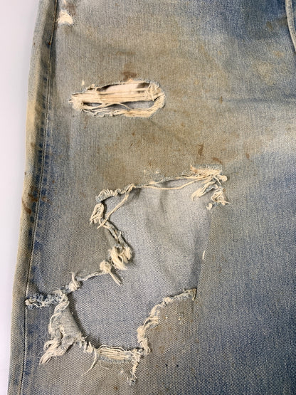 【現状渡し品】【メンズ】 LEVI'S リーバイス RED LINE 80S 501 DENIM PANT レッドライン 80年代 デニム パンツ 501 ヴィンテージ ボトムス 157-261028-hu-24-min カラー：ライトインディゴ 万代Net店