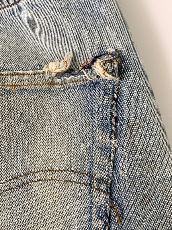 【現状渡し品】【メンズ】 LEVI'S リーバイス RED LINE 80S 501 DENIM PANT レッドライン 80年代 デニム パンツ 501 ヴィンテージ ボトムス 157-261028-hu-24-min カラー：ライトインディゴ 万代Net店