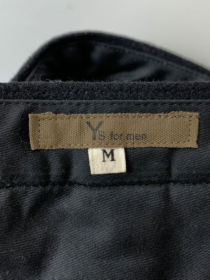 【現状渡し品】【メンズ】 Y's for men ワイズ フォー メン WOOL SLACKS PANT ウールスラックスパンツ ボトムス 151-260319-SH-26-min サイズ：M カラー：ブラック 万代Net店