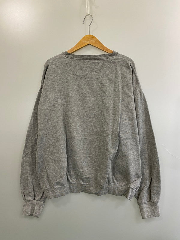 【中古品】【メンズ】 RALPH LAUREN ラルフローレン 90's CHAPS LOGO SWEATSHIRT 90年代 ロゴ スウェットシャツ トレーナー トップス 146-260319-yn-20-min サイズ：L カラー：グレー 万代Net店