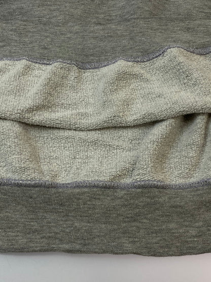【中古品】【メンズ】 RALPH LAUREN ラルフローレン 90's CHAPS LOGO SWEATSHIRT 90年代 ロゴ スウェットシャツ トレーナー トップス 146-260319-yn-20-min サイズ：L カラー：グレー 万代Net店