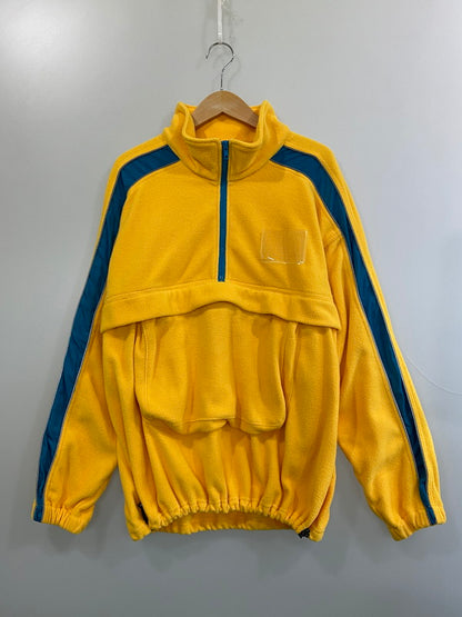 【中古品】【メンズ】 FAITH TOKYO FLEECE PULLOVER FA8238 フェイス トウキョウ フリース プルオーバー トップス 142-260319-yn-24-min サイズ：F カラー：イエロー 万代Net店
