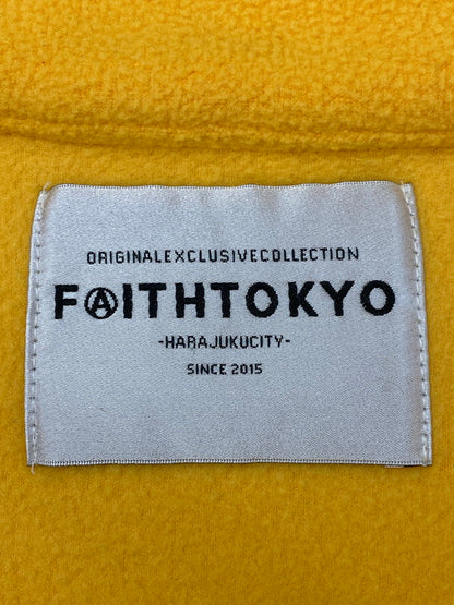 【中古品】【メンズ】 FAITH TOKYO FLEECE PULLOVER FA8238 フェイス トウキョウ フリース プルオーバー トップス 142-260319-yn-24-min サイズ：F カラー：イエロー 万代Net店