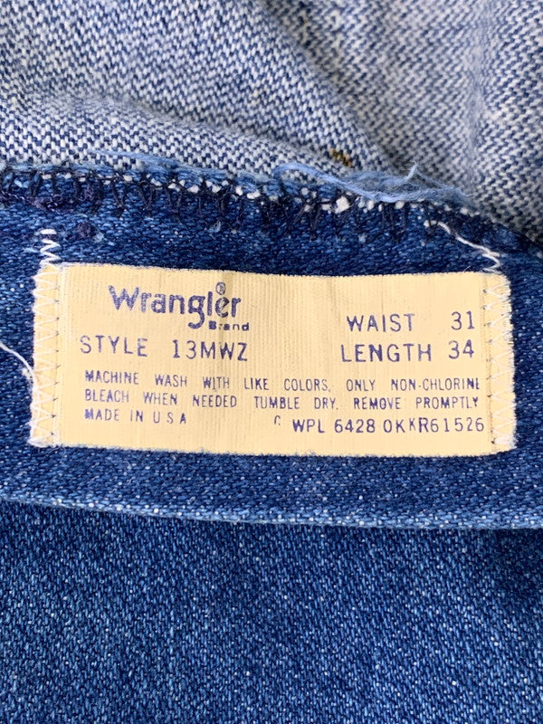 【中古品】【メンズ】 Wrangler ラングラー 70'S 13MWZ DENIM PANTS デニムパンツ ボトムス 157-260208-AS-28-min サイズ：W31L34 カラー：ブルー 万代Net店