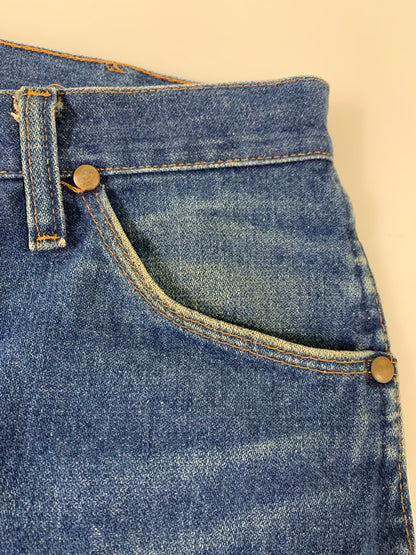 【中古品】【メンズ】 Wrangler ラングラー 70'S 13MWZ DENIM PANTS デニムパンツ ボトムス 157-260208-AS-28-min サイズ：W31L34 カラー：ブルー 万代Net店
