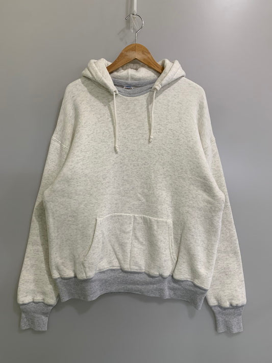 【中古品】【メンズ】 JOHN GLUCKOW ジョングラッコー WAREHOUSE ダブルフェイス 後付けフーディー プルオーバーパーカー 145-260208-AS-27-min サイズ：XL カラー：ホワイト系 万代Net店