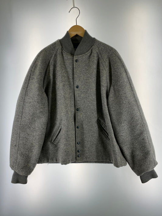 【中古品】【メンズ】 HOLLOWAY ホロウェイ 80's WOOL AWARD JACKET VINTAGE 80年代 ウール アワードジャケット アウター ヴィンテージ 146-260211-kk-38-min サイズ：L カラー：グレー 万代Net店