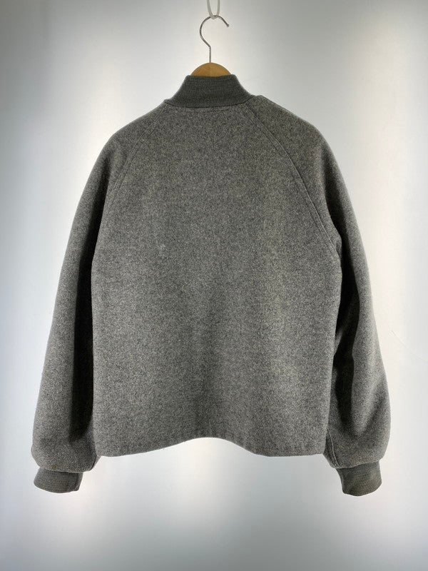 【中古品】【メンズ】 HOLLOWAY ホロウェイ 80's WOOL AWARD JACKET VINTAGE 80年代 ウール アワードジャケット アウター ヴィンテージ 146-260211-kk-38-min サイズ：L カラー：グレー 万代Net店
