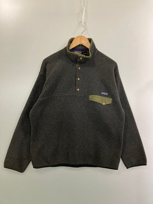【中古品】【メンズ】 patagonia パタゴニア SNAP-T 25450 スナップT プルオーバー トップス 144-260210-yn-26-min サイズ：L カラー：ダークグレー 万代Net店