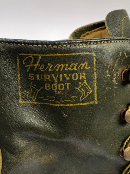 【現状渡し品】【メンズ】 HERMAN SURVIVOR ROGGER BOOTS ハーマンサバイイバー ロガーブーツ 靴 164-260210-yn-10-min サイズ：11 カラー：ダークグリーン 万代Net店