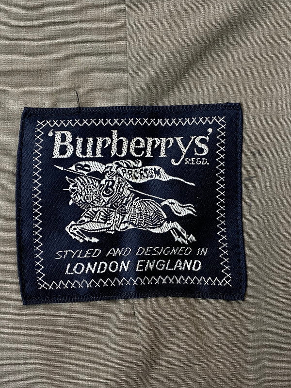 【中古品】【メンズ】 Burberrys バーバリーズ ステンカラーコート 70'S メンズ アウター ロングコート 141-260213-em-17-min サイズ：L カラー：ブラウン系 万代Net店