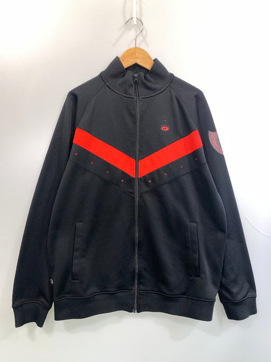 【中古品】【メンズ】 nitraid ナイトレイド TRACK JACKET トラックジャケット 142-260320-zi-01-min サイズ：XL カラー：ブラック/レッド 万代Net店