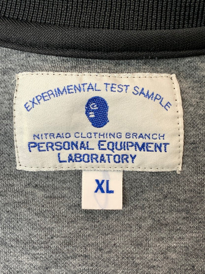 【中古品】【メンズ】 nitraid ナイトレイド TRACK JACKET トラックジャケット 142-260320-zi-01-min サイズ：XL カラー：ブラック/レッド 万代Net店