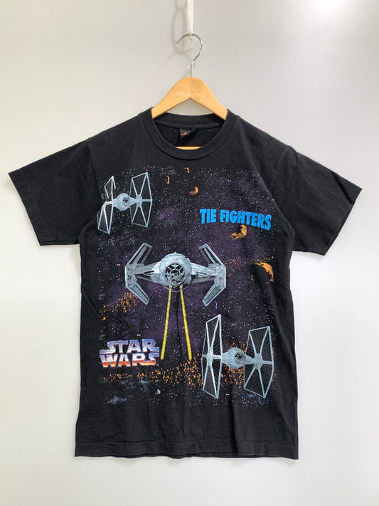 【中古品】【メンズ】 STARWARS スターウォーズ 90S THE FIGHTERS TEE ショートスリーブ 半袖Tシャツ 146-260208-AS-23-min サイズ：M カラー：ブラック 万代Net店