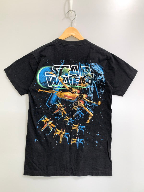 【中古品】【メンズ】 STARWARS スターウォーズ 90S THE FIGHTERS TEE ショートスリーブ 半袖Tシャツ 146-260208-AS-23-min サイズ：M カラー：ブラック 万代Net店