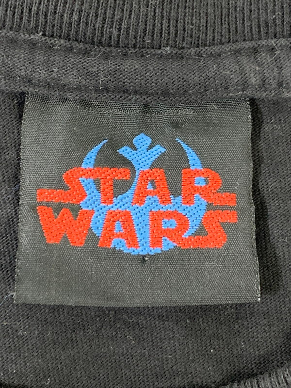 【中古品】【メンズ】 STARWARS スターウォーズ 90S THE FIGHTERS TEE ショートスリーブ 半袖Tシャツ 146-260208-AS-23-min サイズ：M カラー：ブラック 万代Net店