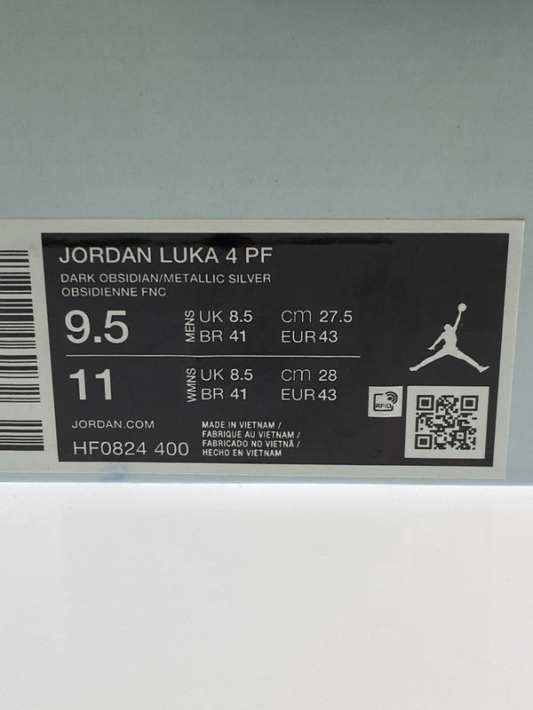 【中古美品】【メンズ】 NIKE ナイキ JORDAN LUKA 4 PF HF0824-400 ジョーダン ルカ スニーカー 靴 160-260210-yn-04-min サイズ：27.5cm US9.5 カラー：DARK OBSIDIAN/METALLIC SILVER 万代Net店