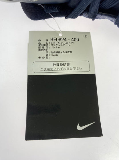【中古美品】【メンズ】 NIKE ナイキ JORDAN LUKA 4 PF HF0824-400 ジョーダン ルカ スニーカー 靴 160-260210-yn-04-min サイズ：27.5cm US9.5 カラー：DARK OBSIDIAN/METALLIC SILVER 万代Net店