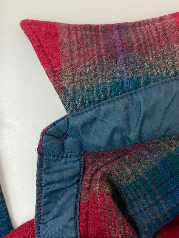 【中古品】【メンズ】 PENDLETON ペンドルトン 70's WESTERN OMBRE CHECK SHIRT 70年代 ウェスタン オンブレ チェック シャツ 長袖シャツ トップス 146-260210-yn-32-min サイズ：M カラー：ワインレッド 万代Net店
