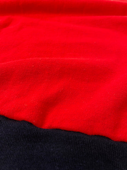 【中古品】【メンズ】 WRANGLER ラングラー SS SWEAT SHIRT USA製 ショートスリーブ スウェットシャツ アメリカ製 半袖 メンズ トップス 146-260717-em-39-min サイズ：Ｌ カラー：レッド/ネイビー 万代Net店