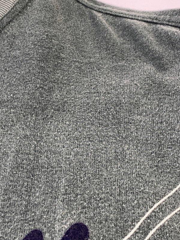 【中古品】【メンズ】 OVER PRINT L/S TEE 163516 オーバープリント ロングスリーブ Tシャツ 長袖 トップス 145-260704-hu-55-min サイズ：S カラー：グレー系 万代Net店