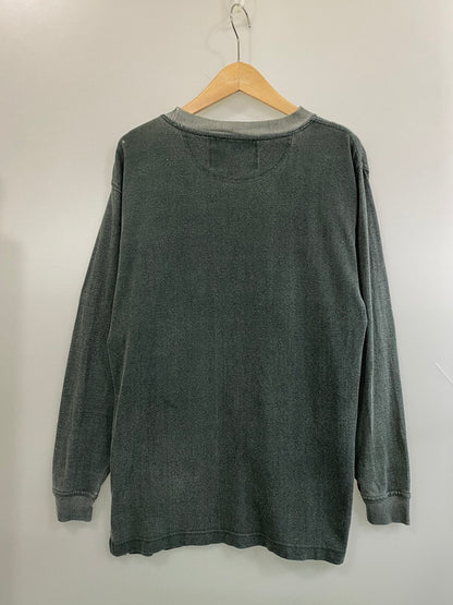 【中古品】【メンズ】 OVER PRINT L/S TEE 163516 オーバープリント ロングスリーブ Tシャツ 長袖 トップス 145-260704-hu-55-min サイズ：S カラー：グレー系 万代Net店