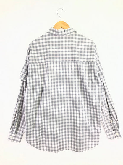 【中古品】【メンズ】 DIESEL ディーゼル S-DOUBLER ロングスリーブ 長袖シャツ トップス 141-260522-rt-16-tagh サイズ：M カラー：グレー 万代Net店