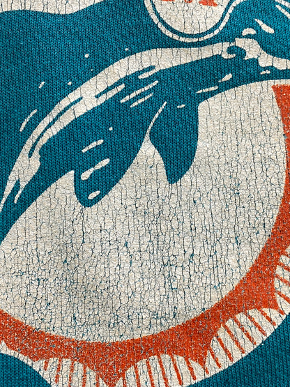 【現状渡し品】【メンズ】 JOSTENS ジャスティンず MIAMI DOLPHINS L/S SWEAT SHIRT スウェットシャツ トレーナー トップス 146-260715-yn-30-min サイズ：L カラー：グリーン系 万代Net店