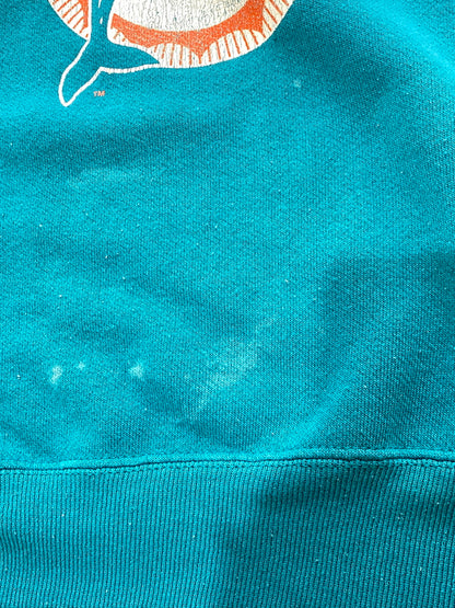 【現状渡し品】【メンズ】 JOSTENS ジャスティンず MIAMI DOLPHINS L/S SWEAT SHIRT スウェットシャツ トレーナー トップス 146-260715-yn-30-min サイズ：L カラー：グリーン系 万代Net店
