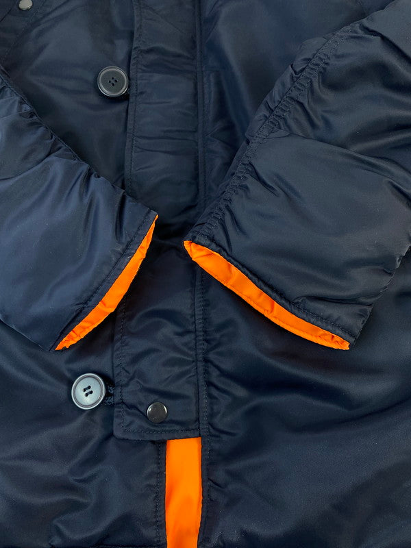 【中古品】【メンズ】 ALPHA INDUSTRIES アルファ インダストリーズ N-3B FLIGHT JACKET MIL A-37920 N-3B フライトジャケット アウター 145-260211-kk-37-min サイズ：S カラー：ネイビー 万代Net店