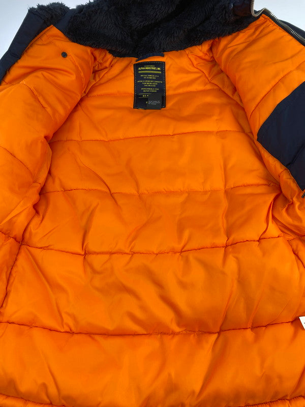 【中古品】【メンズ】 ALPHA INDUSTRIES アルファ インダストリーズ N-3B FLIGHT JACKET MIL A-37920 N-3B フライトジャケット アウター 145-260211-kk-37-min サイズ：S カラー：ネイビー 万代Net店